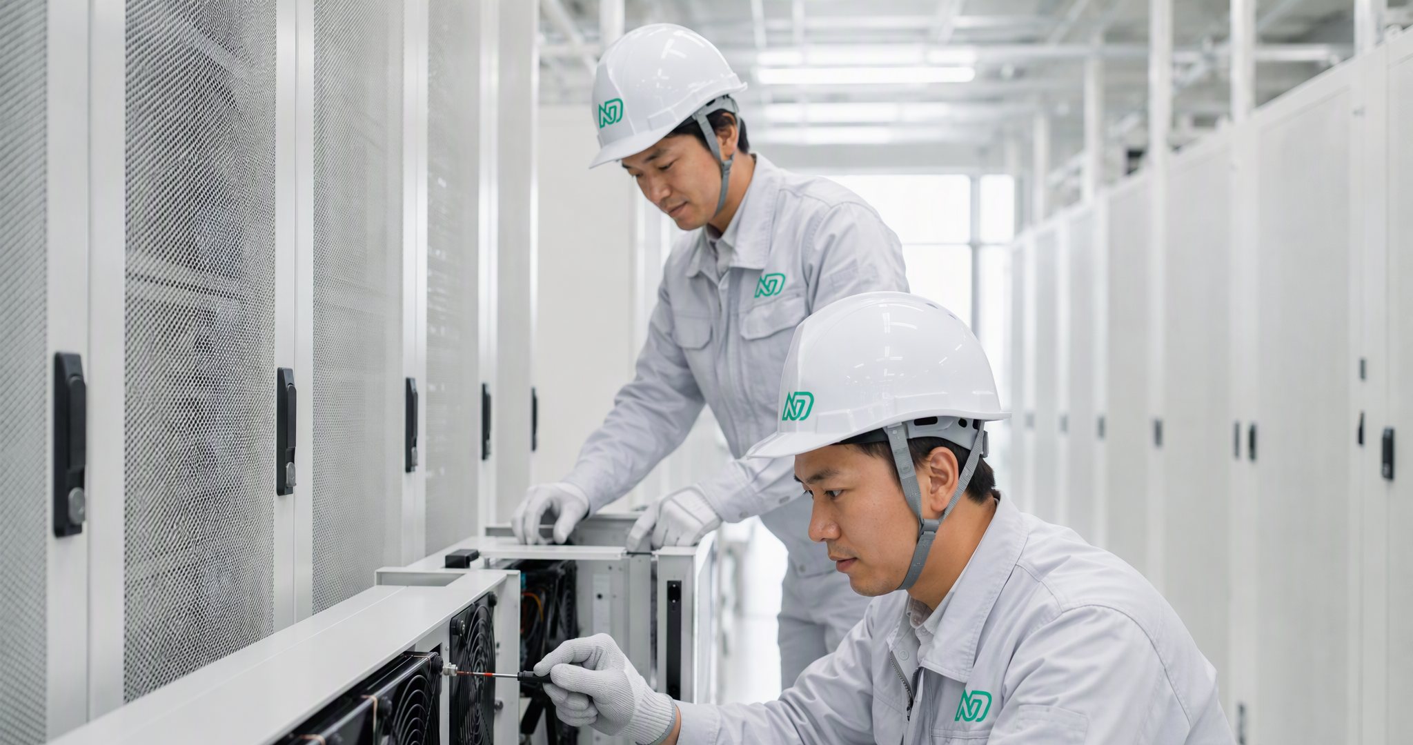 东能专业施工现场